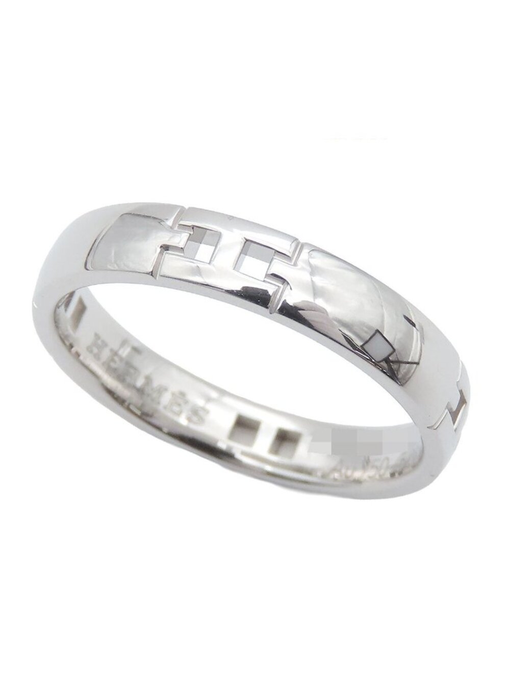 Hermes Hercules White Gold 18k 52 Ring